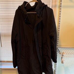 Uniqlo Men's Dark Hooded Winter Jacket